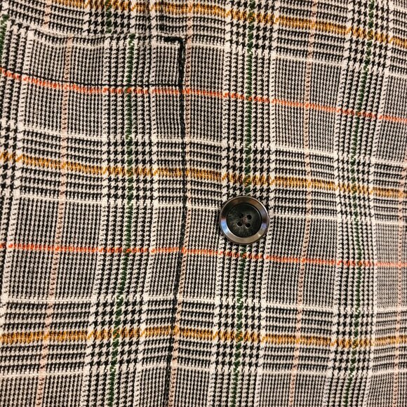 Anthropologie Maeve Lilith Glen Plaid Double Breasted Blazer - Picture 2 of 8